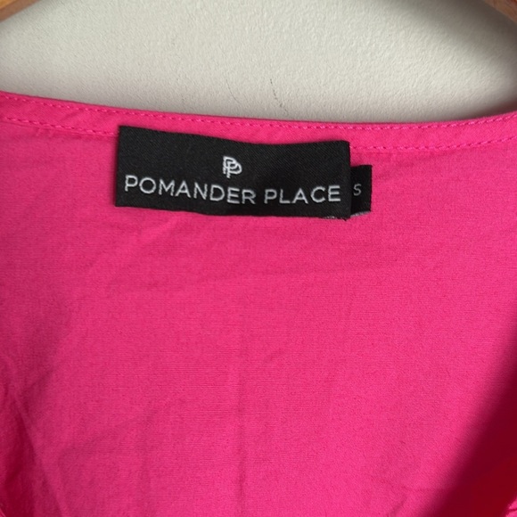 Tuckernuck Pomander Place Easton Blouse Pink Small - Picture 6 of 10